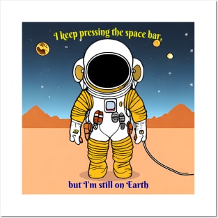 Desert Astronaut Posters and Art